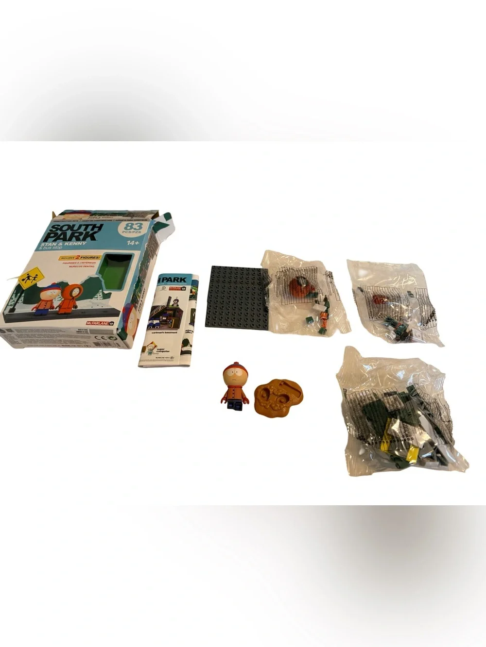 South Park Stan & Kenny Bus Stop McFarlane Toys Set 83 PCS Complete - Picture 4 of 4